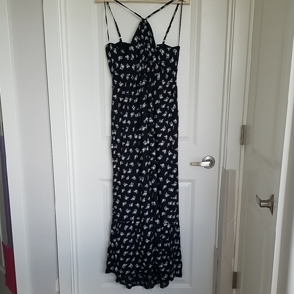 William Rast Black and White Maxi Sundress